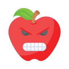 Hate emoji vector design in trendy style, ready to use icon
