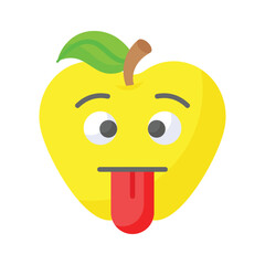 Visually perfect dumb emoji icon design, easy to use and download