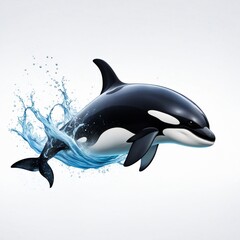 Obraz premium dolphin jumping out of water