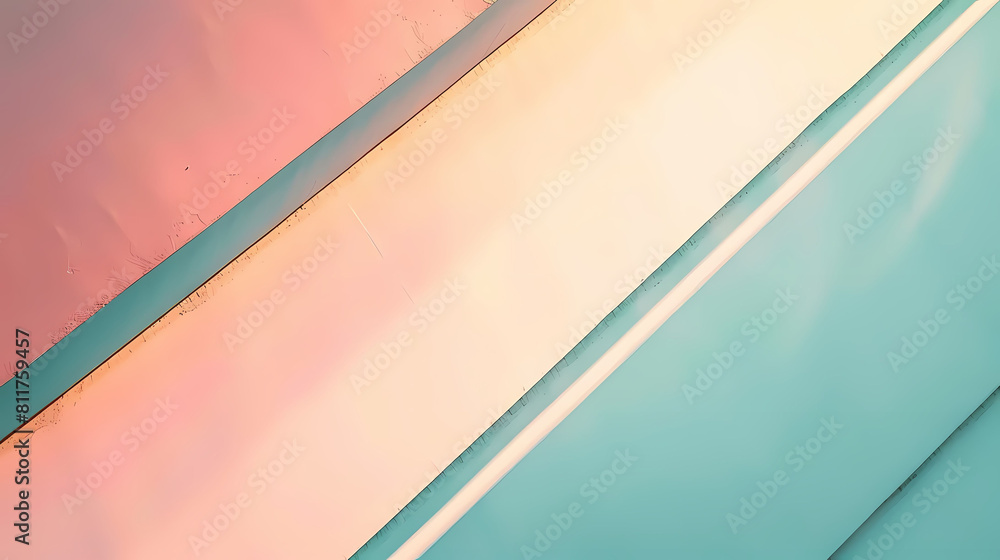 Poster minimalist background with intersecting lines and subtle hues