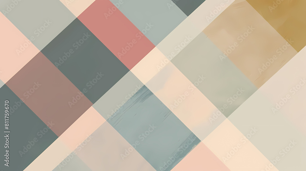 Poster minimalist background with intersecting lines and subtle hues