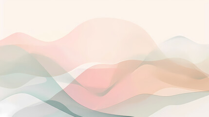 minimalist background with transparent layers and muted tones