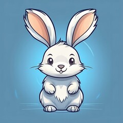 Obraz premium rabbit cartoon avatar