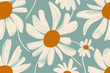 Vibrant floral design with playful nature-inspired elements.. Beautiful simple AI generated image in 4K, unique.