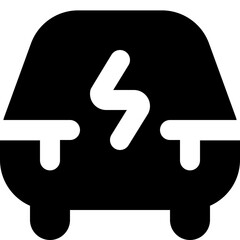 car bolt line icon