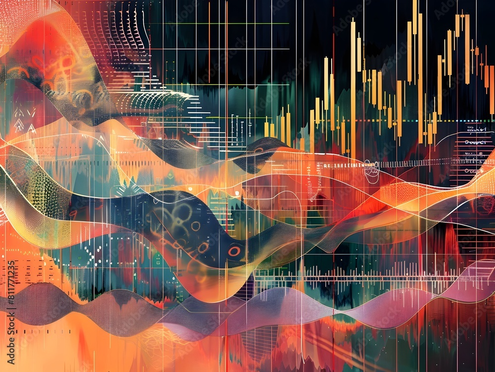 Poster dynamic visualization of index and macroeconomic indicators