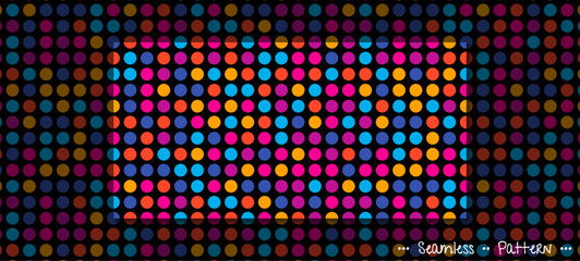 Obraz premium Illustration simple, minimal geometric shape. Abstract graphic design, Vector modern, contemporary seamless pattern. Geometry seamless design for print fabric, textile, cover, wallpaper background