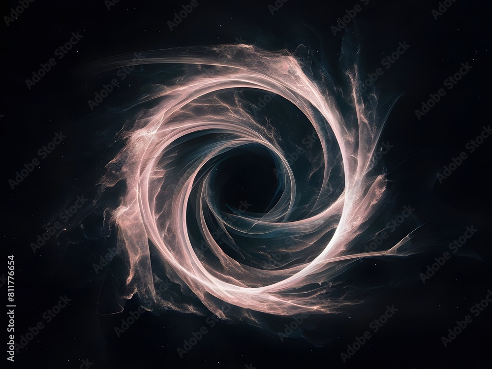 Poster mystical abstract pattern reminiscent of the cosmic realm