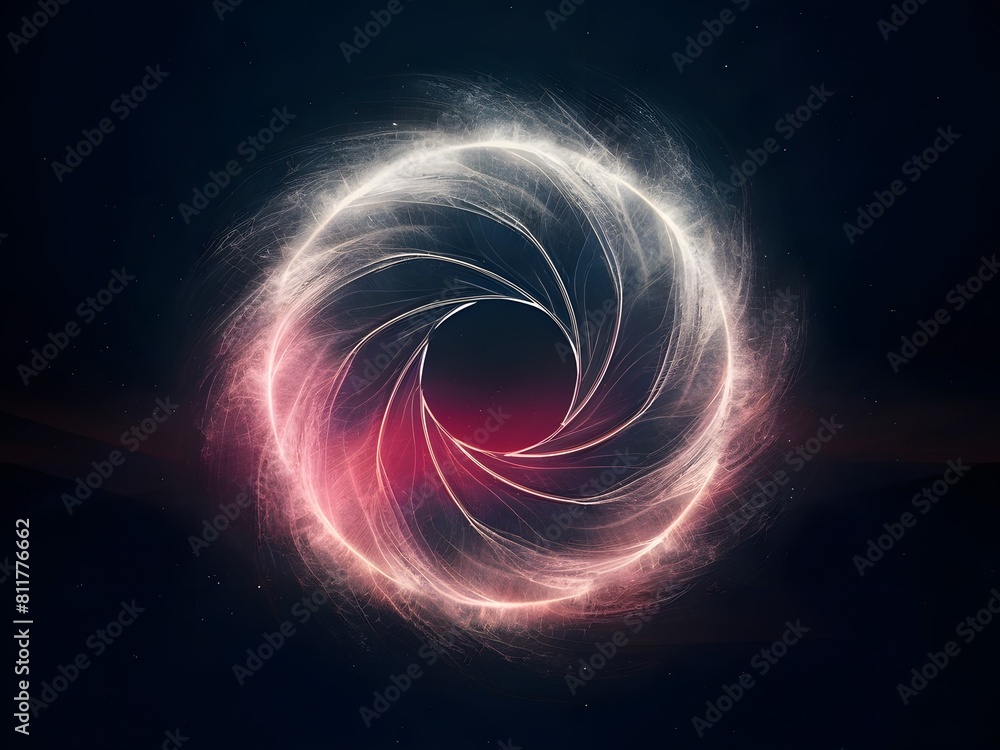 Poster cosmic-themed abstract backdrop with mesmerizing colors