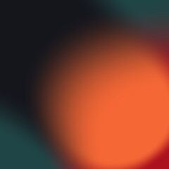 abstract orange background with circles