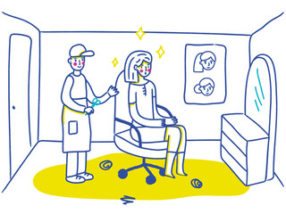 New female hairstyle