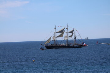 Belem arrivée à Marseille pour Paris 2024