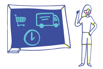 Presentation of delivery service