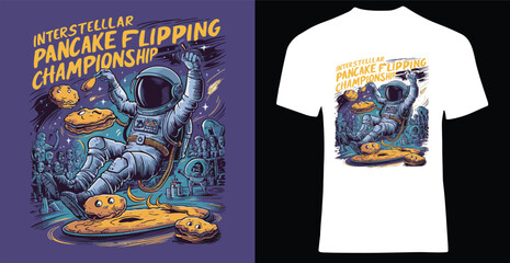 a vibrant and witty t shirt design featuring