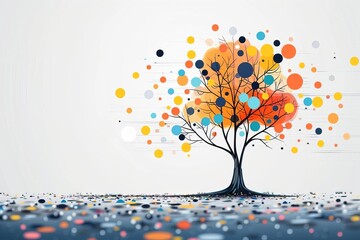 Abstract background with lines