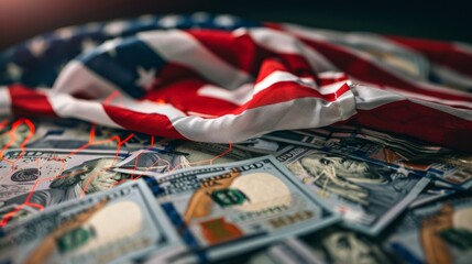 The American Flag and Money Bills