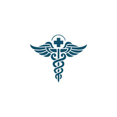 pharmaceutical logo design, healthcare logo design, Caduceus of Hermes healthcare icon, Medical Logo Vector, health snake logo vector
