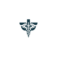pharmaceutical logo design, healthcare logo design, Caduceus of Hermes healthcare icon, Medical Logo Vector, health snake logo vector
