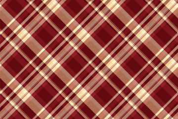 Textile check fabric of plaid pattern seamless with a texture background vector tartan.