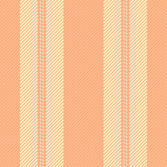 Vertical textile texture of seamless pattern vector with a background stripe lines fabric.