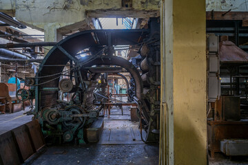 Old historic abandoned industrial matches production  museum in Częstochowa, Poland © Arkadiusz