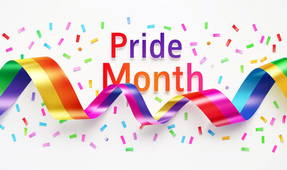 Fototapeta premium Pride Month is a celebration of the LGBTQ+ community