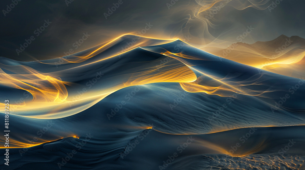 Aufkleber abstract fractal background a computer-generated 2d illustration, texture