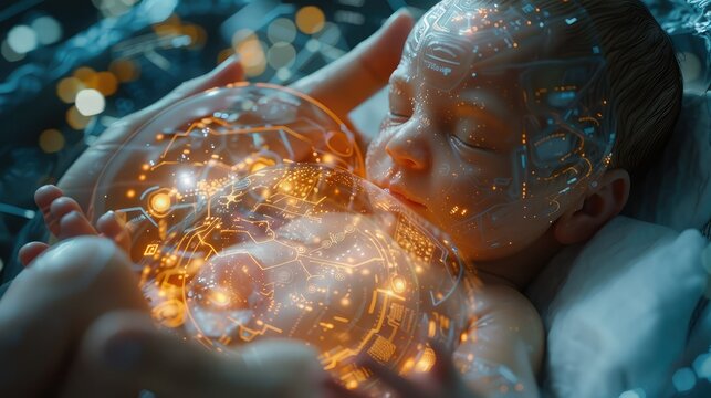 Futuristic Prenatal Examination, AI Technology Visualizes Baby with Unprecedented Detail