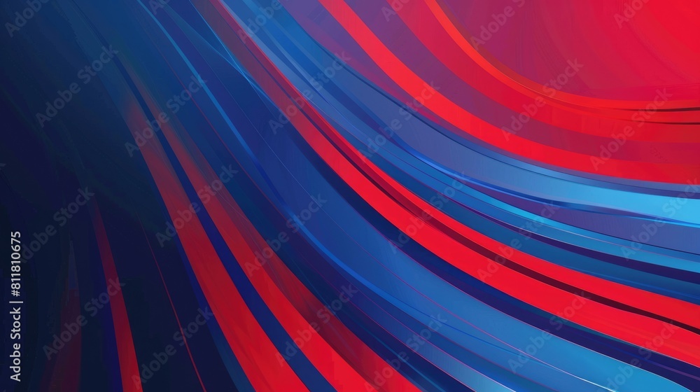 Poster blue and red abstract background aig51a.