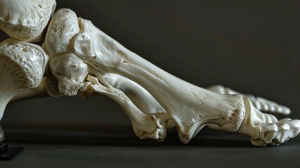 X-ray of a human foot.