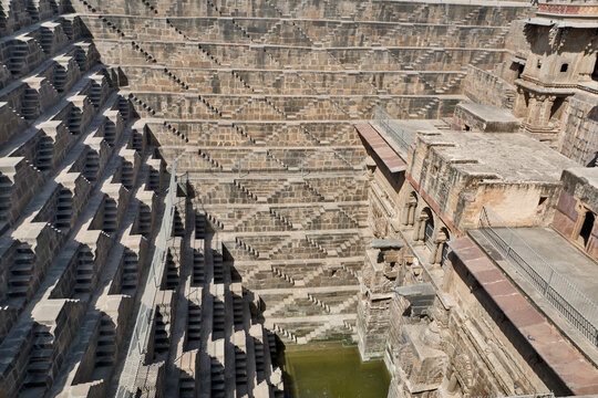 Patan, India: Rani Ki Vav &ndash; stepwell. Ancient stepped fountain and world heritage site.  