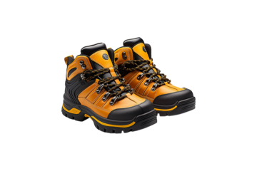 Safety Shoe Upper isolated on transparent background.