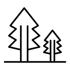 Tree, plant, forest, park icon