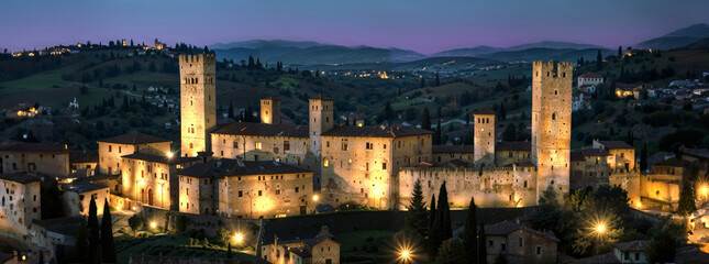 Obraz premium San Gimignano , Tuscany, north-central Italy.