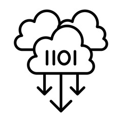Cloud computing icon