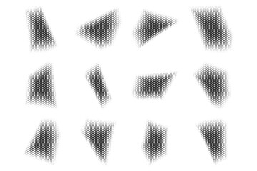 Grunge Blobs Fluid Shapes pictogram symbol visual illustration Set.