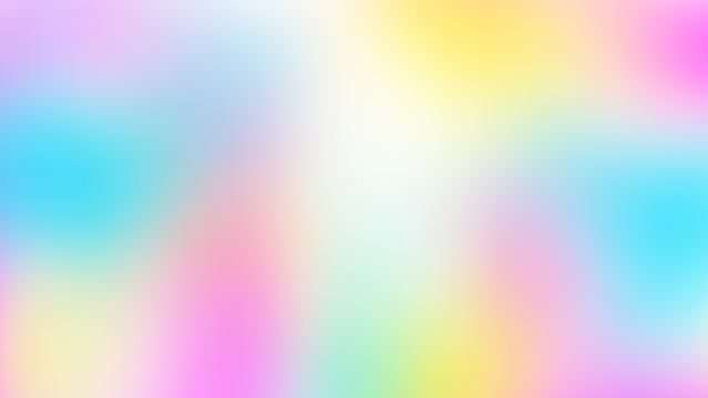Rainbow colours Blurred transparent gradient background. Transparent png overlay background