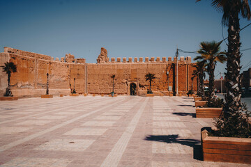 Fortress wall in the city of Taroudant, Morocco
