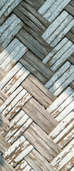 Bamboo woven wall