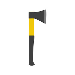 hand ax icon on white background.