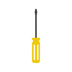 hand screwdriver icon on white background.