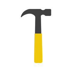 hammer icon on white background