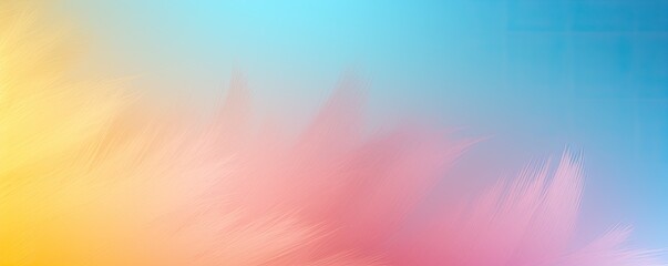 Fototapeta premium Vibrant Gradient: Soft Textures Flowing from Blue to Pink Banner