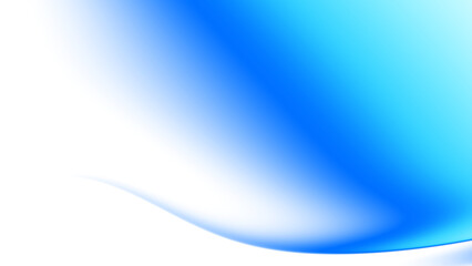 Blurred transparent gradient background. Elegant blue wavy line on Transparent png overlay...