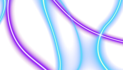 Energy lines with transparent gradient background. Elegant rainbow colours wavy line on Transparent...