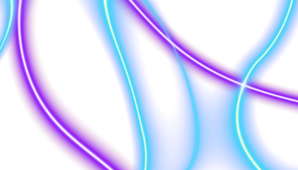 Energy lines with transparent gradient background. Elegant rainbow colours wavy line on Transparent png overlay background