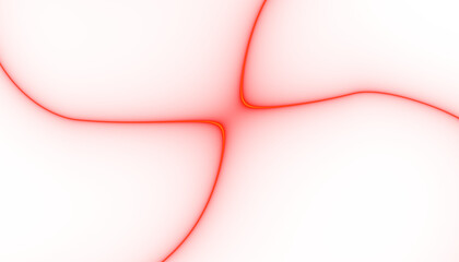 Wave red lines background. Flowing curved smoke lines. Template for banner, flyer, brochure,...