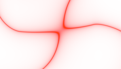 Wave red lines background. Flowing curved smoke lines. Template for banner, flyer, brochure, presentation. Png overlay illustration.