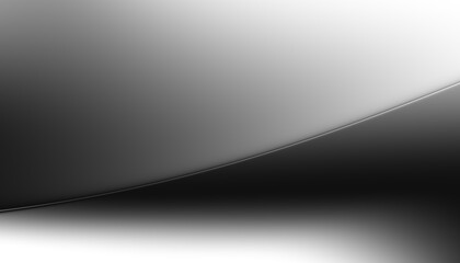 Blurred transparent gradient background. Elegant black wavy line on Transparent png overlay background