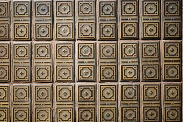 tile texture background square tiled wall old retro beige